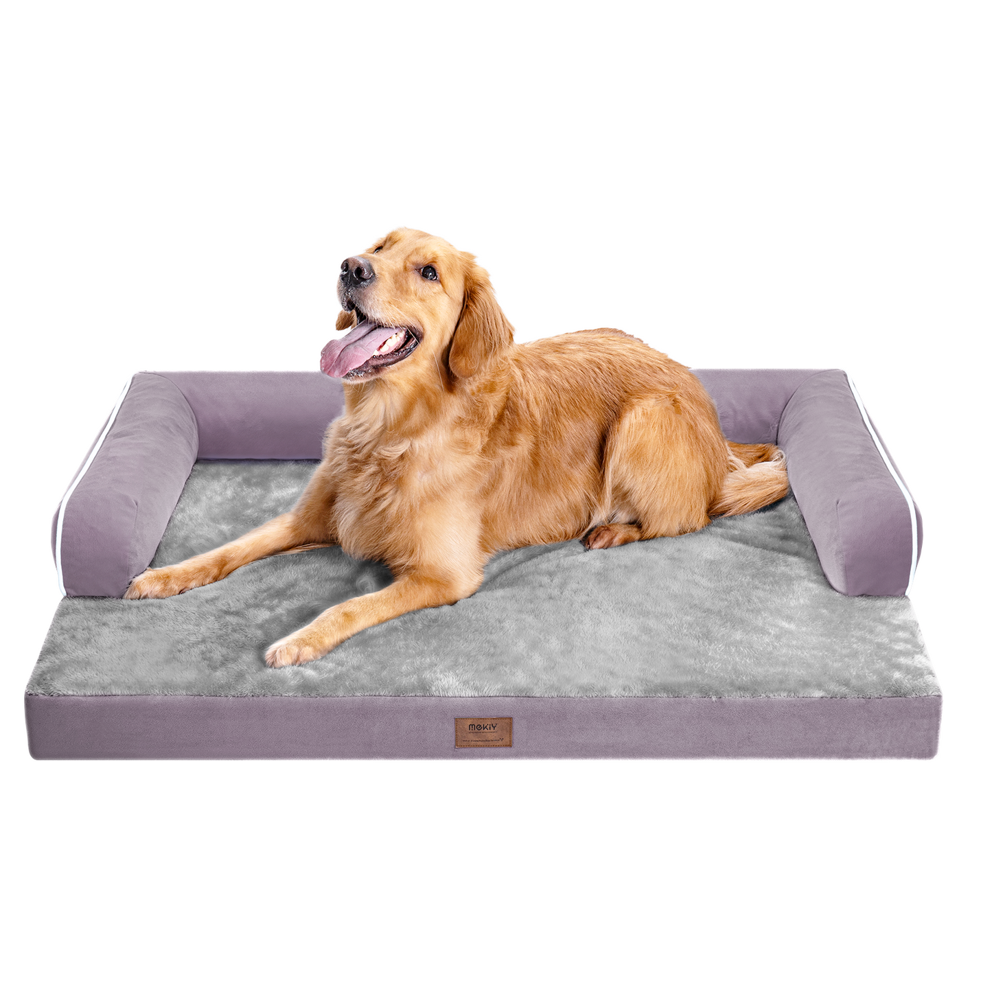 Cama grande para perros ortopédica lavable - Camas reforzadas - Perros grandes medianos XL XLarge - Sofá de espuma viscoelástica - Impermeable con funda extraíble