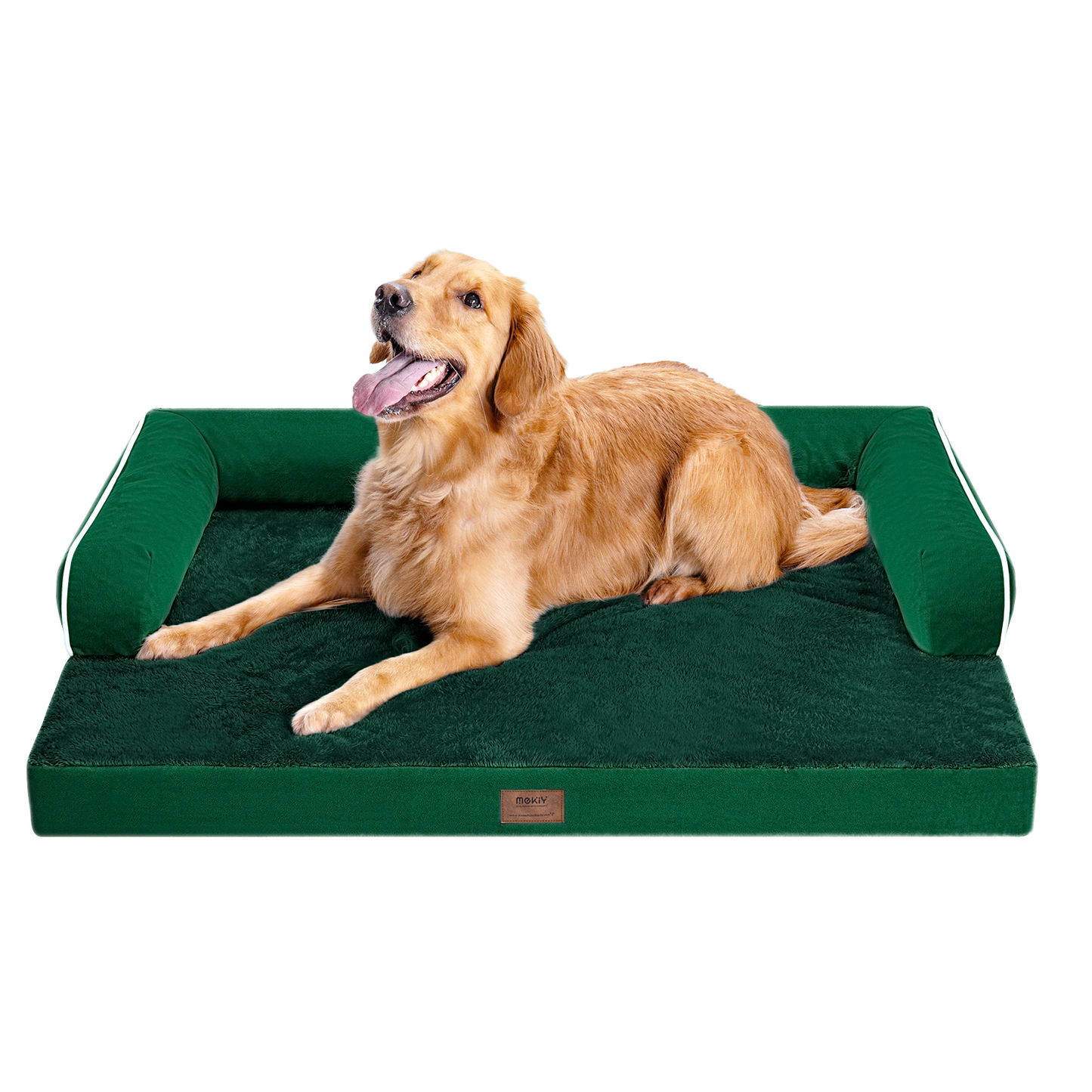 Large Dog Bed Orthopedic Washable - Beds Bolster - Medium XL XLarge Big Dogs - Memory Foam Couch Sofa - Waterproof with Removable Cover