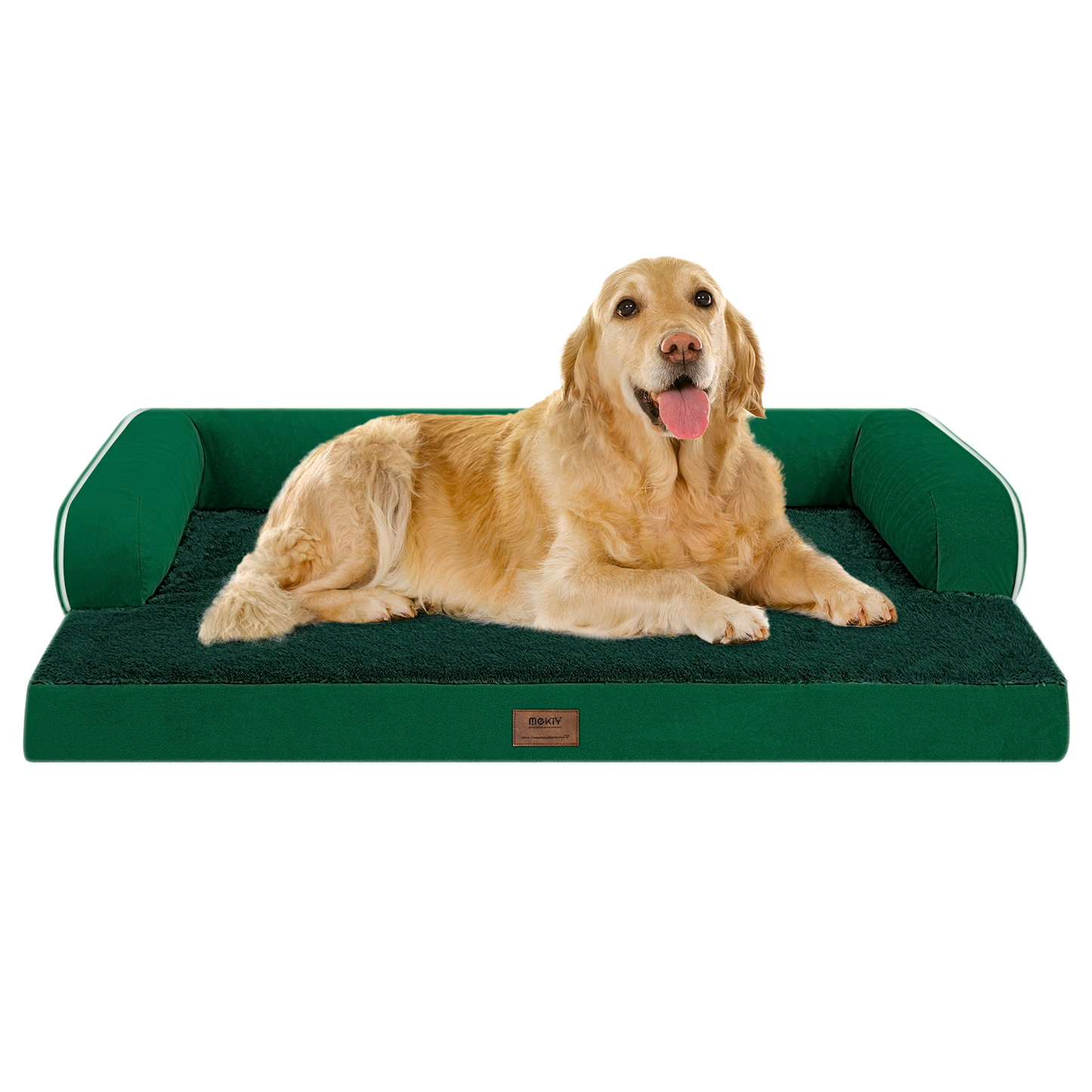 Large Dog Bed Orthopedic Washable - Beds Bolster - Medium XL XLarge Big Dogs - Memory Foam Couch Sofa - Waterproof with Removable Cover