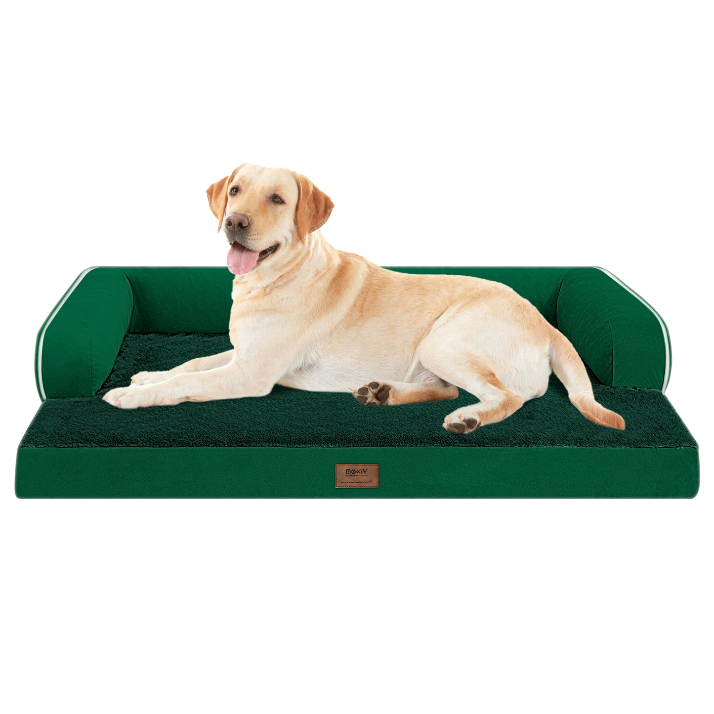 Large Dog Bed Orthopedic Washable - Beds Bolster - Medium XL XLarge Big Dogs - Memory Foam Couch Sofa - Waterproof with Removable Cover