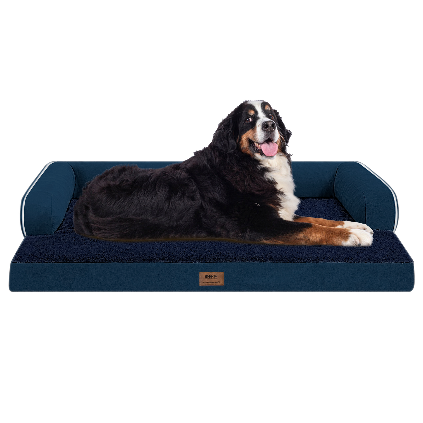 Large Dog Bed Orthopedic Washable - Beds Bolster - Medium XL XLarge Big Dogs - Memory Foam Couch Sofa - Waterproof with Removable Cover