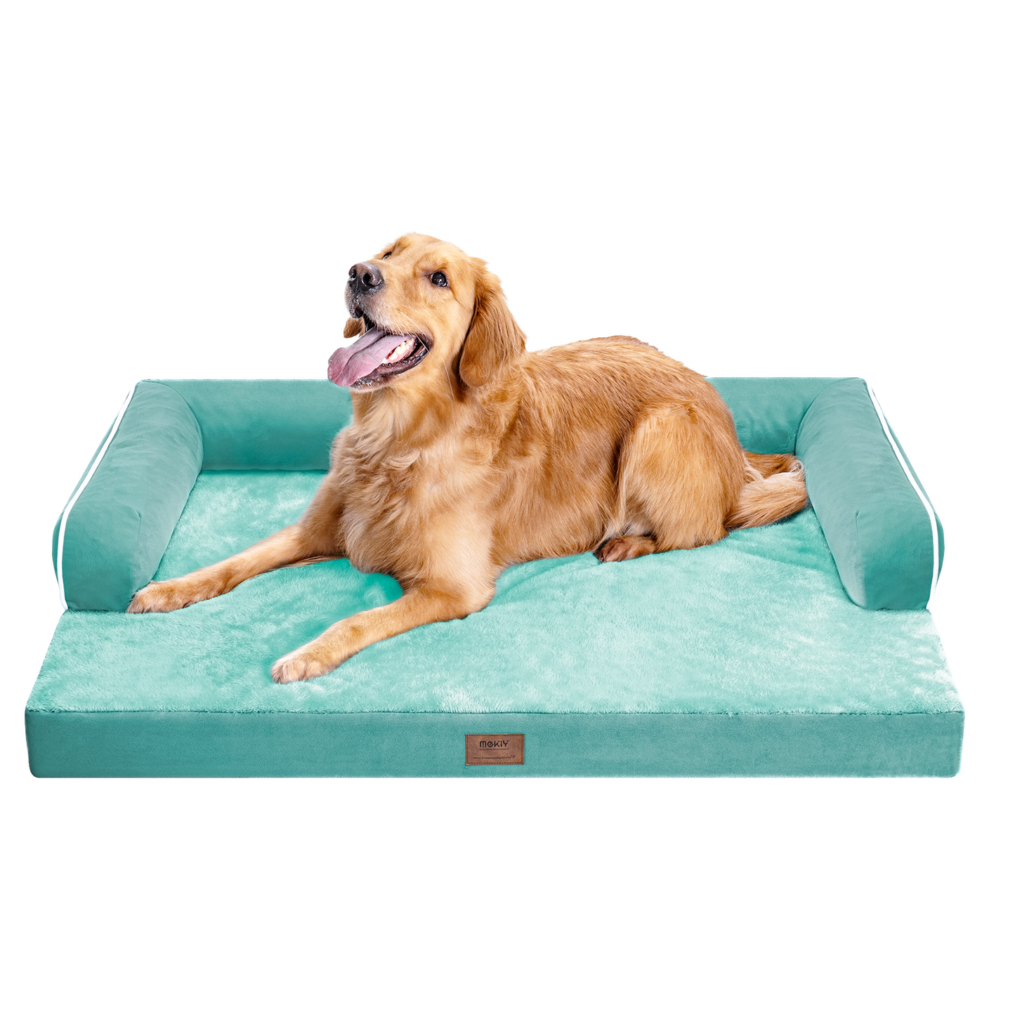 Large Dog Bed Orthopedic Washable - Beds Bolster - Medium XL XLarge Big Dogs - Memory Foam Couch Sofa - Waterproof with Removable Cover