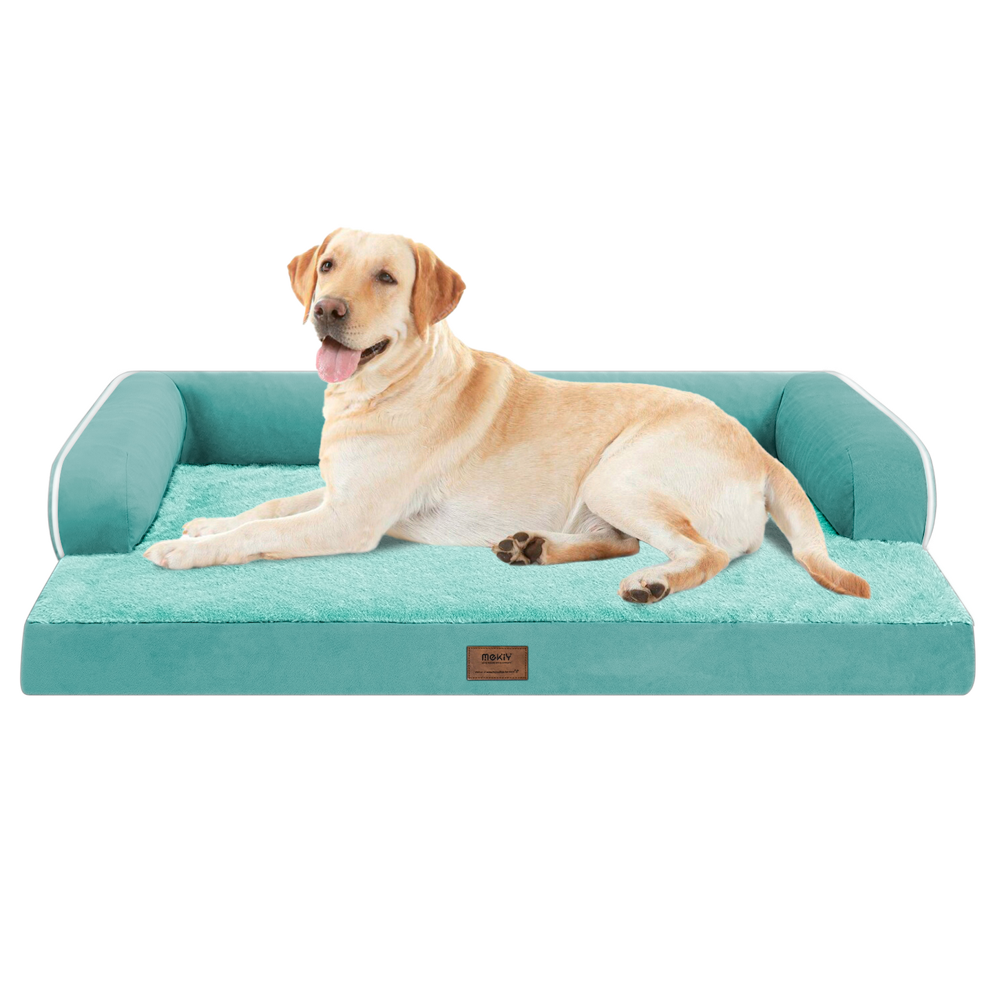 Large Dog Bed Orthopedic Washable - Beds Bolster - Medium XL XLarge Big Dogs - Memory Foam Couch Sofa - Waterproof with Removable Cover