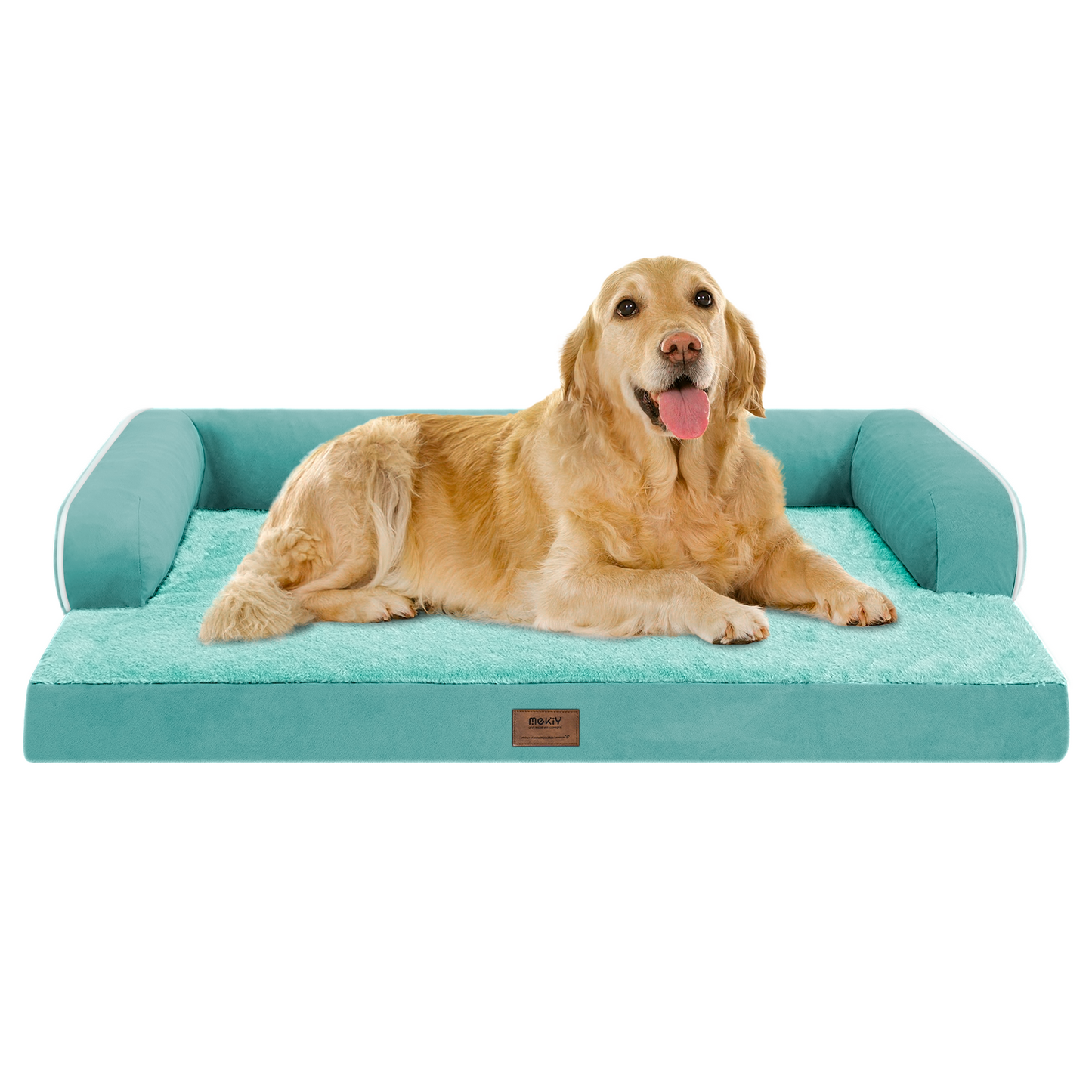 Large Dog Bed Orthopedic Washable - Beds Bolster - Medium XL XLarge Big Dogs - Memory Foam Couch Sofa - Waterproof with Removable Cover