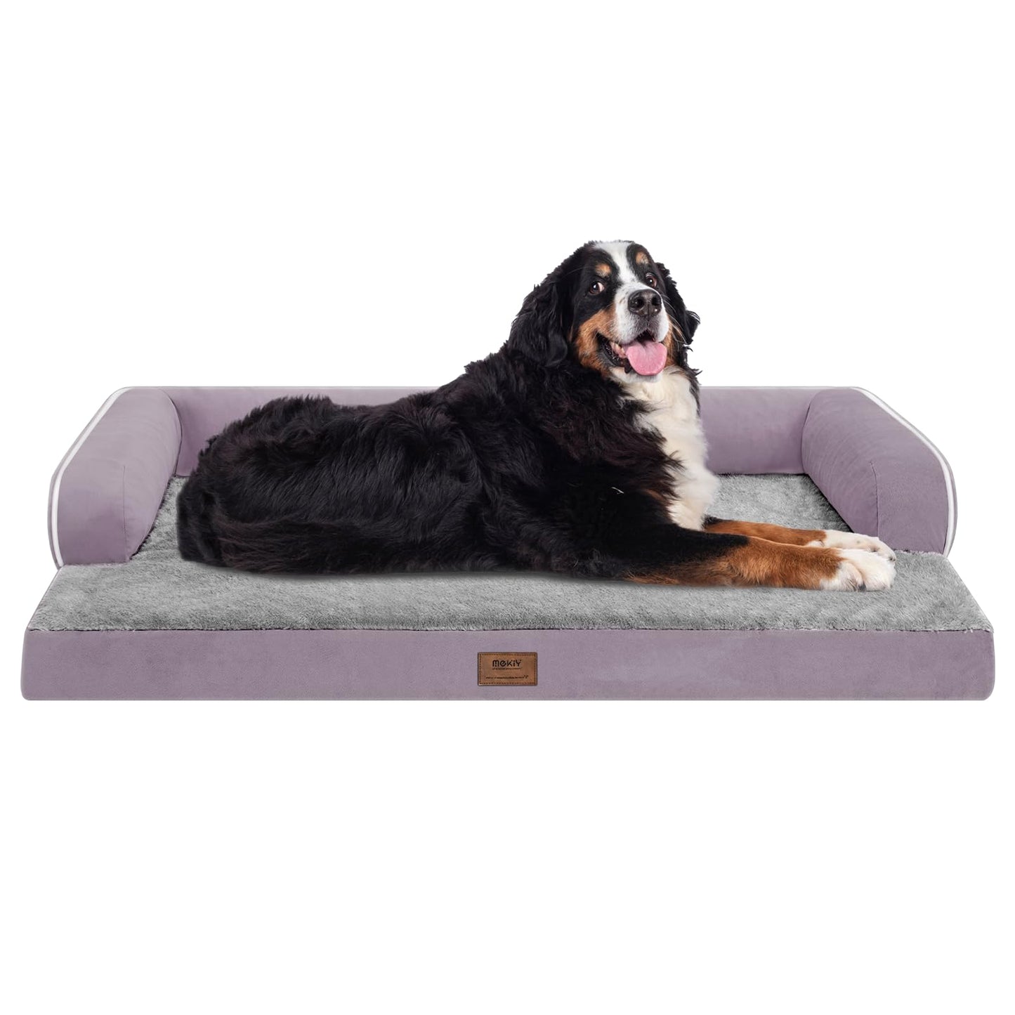 Large Dog Bed Orthopedic Washable - Beds Bolster - Medium XL XLarge Big Dogs - Memory Foam Couch Sofa - Waterproof with Removable Cover