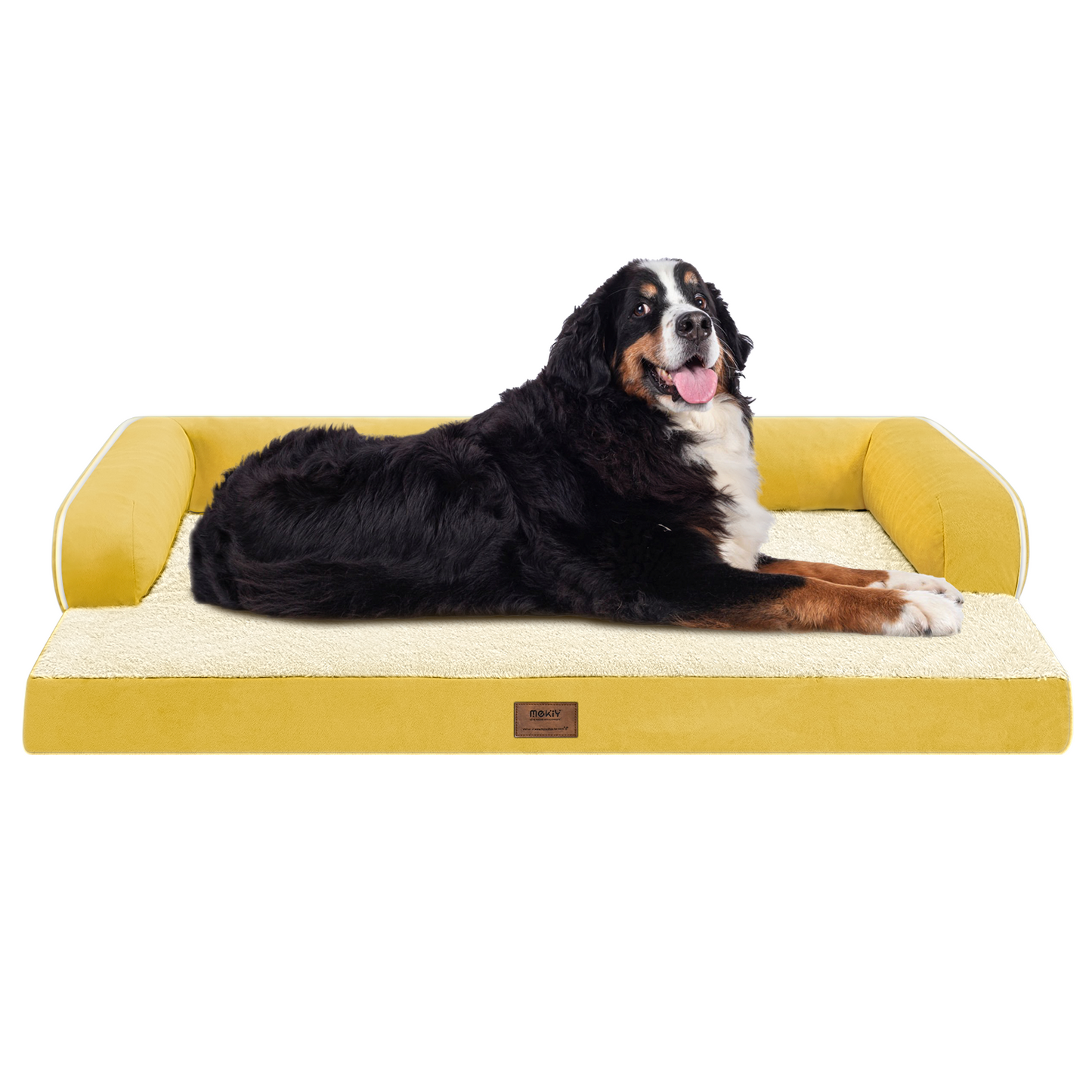 Large Dog Bed Orthopedic Washable - Beds Bolster - Medium XL XLarge Big Dogs - Memory Foam Couch Sofa - Waterproof with Removable Cover