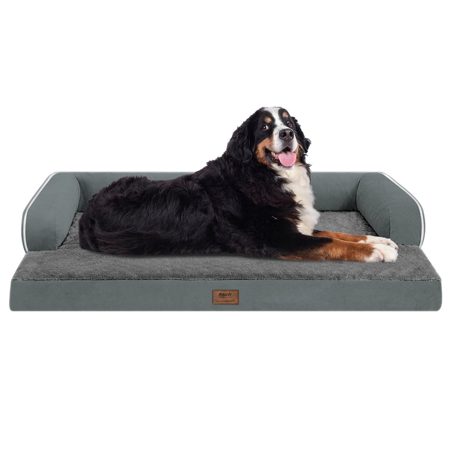 Large Dog Bed Orthopedic Washable - Beds Bolster - Medium XL XLarge Big Dogs - Memory Foam Couch Sofa - Waterproof with Removable Cover