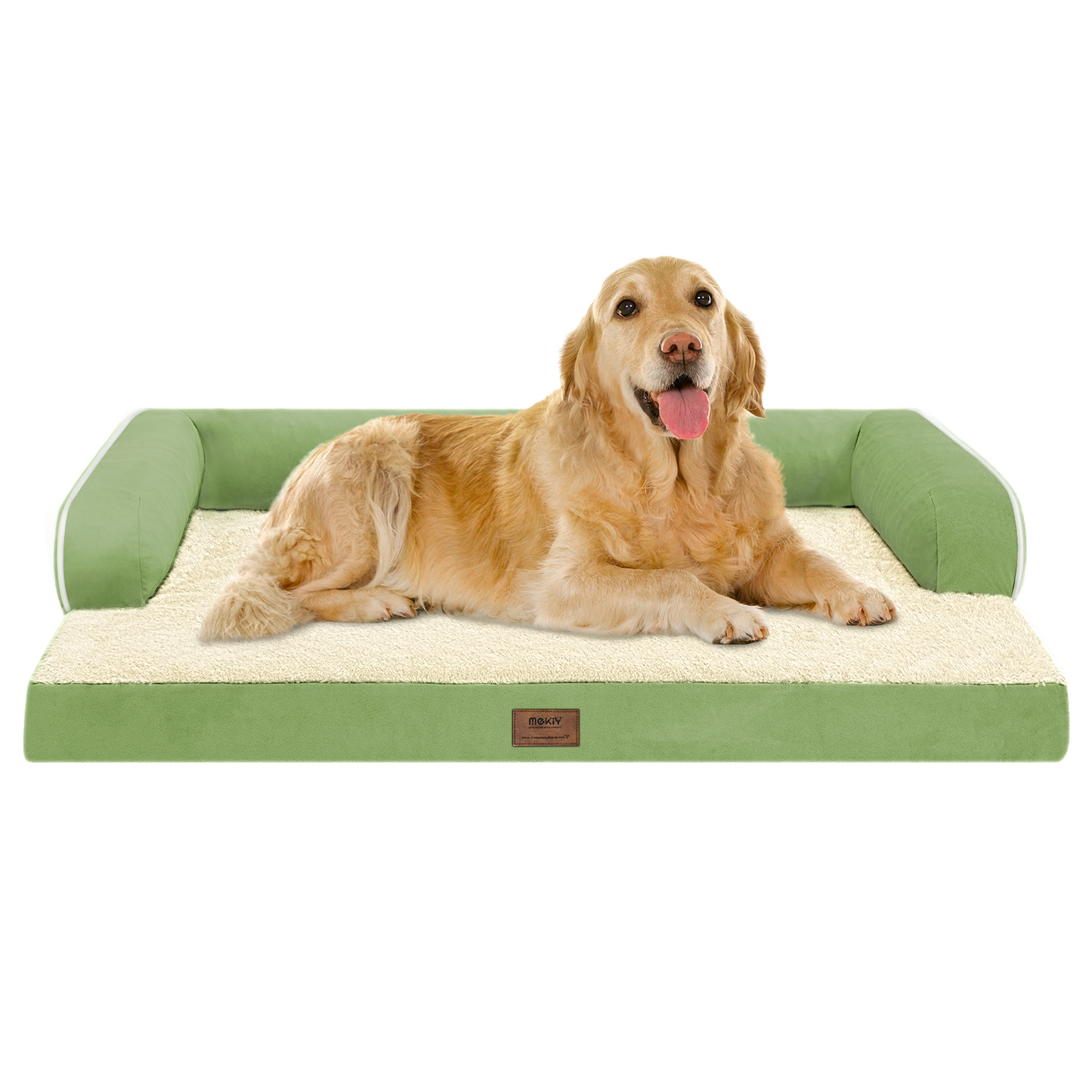 Large Dog Bed Orthopedic Washable - Beds Bolster - Medium XL XLarge Big Dogs - Memory Foam Couch Sofa - Waterproof with Removable Cover