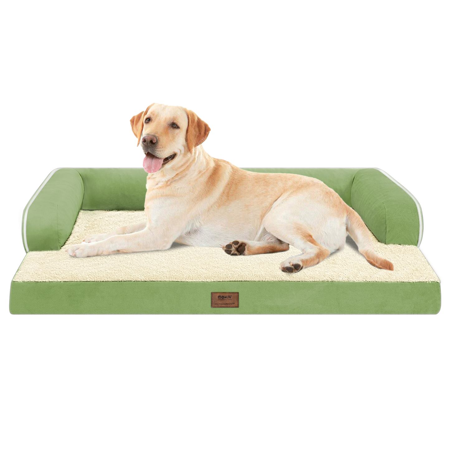 Large Dog Bed Orthopedic Washable - Beds Bolster - Medium XL XLarge Big Dogs - Memory Foam Couch Sofa - Waterproof with Removable Cover
