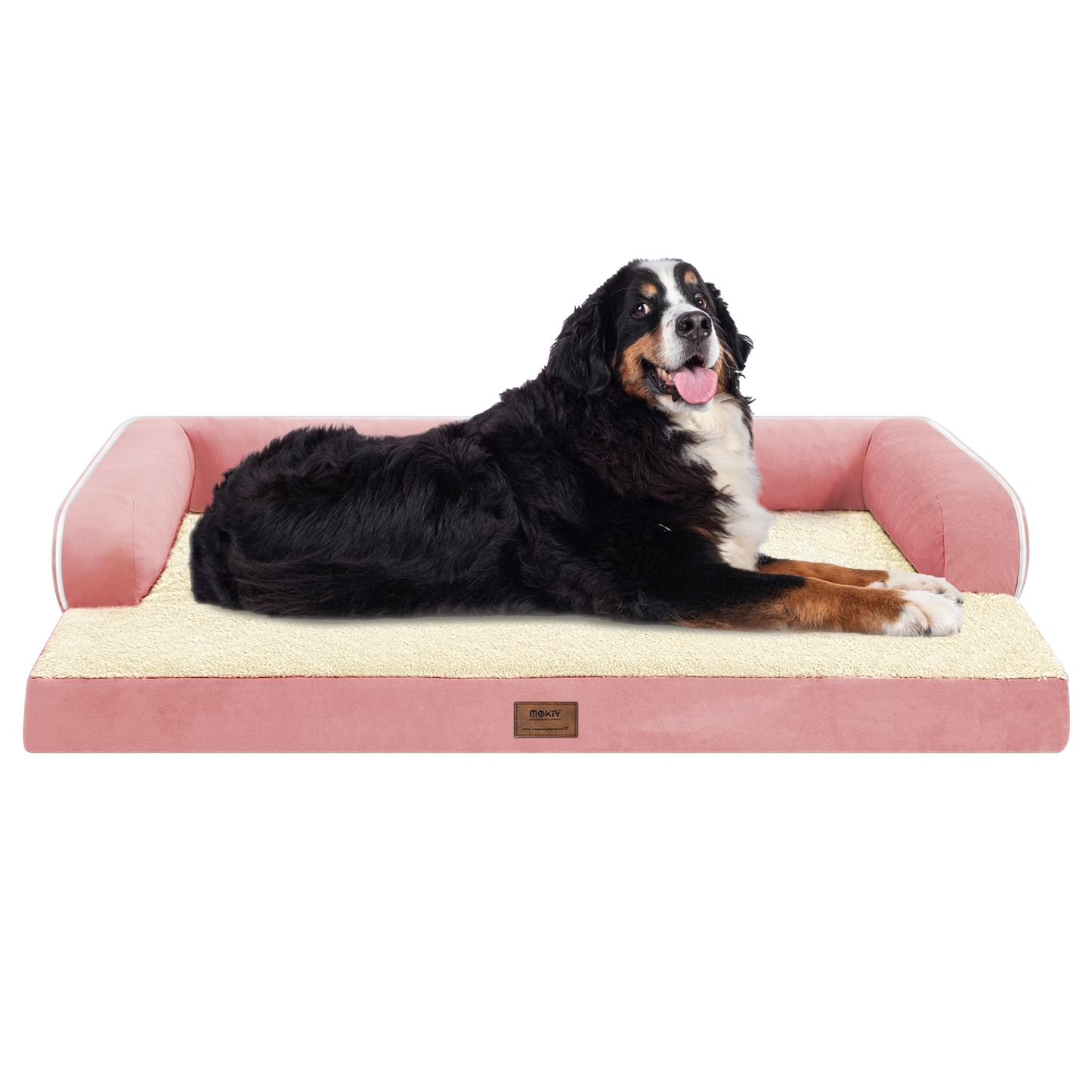 Large Dog Bed Orthopedic Washable - Beds Bolster - Medium XL XLarge Big Dogs - Memory Foam Couch Sofa - Waterproof with Removable Cover