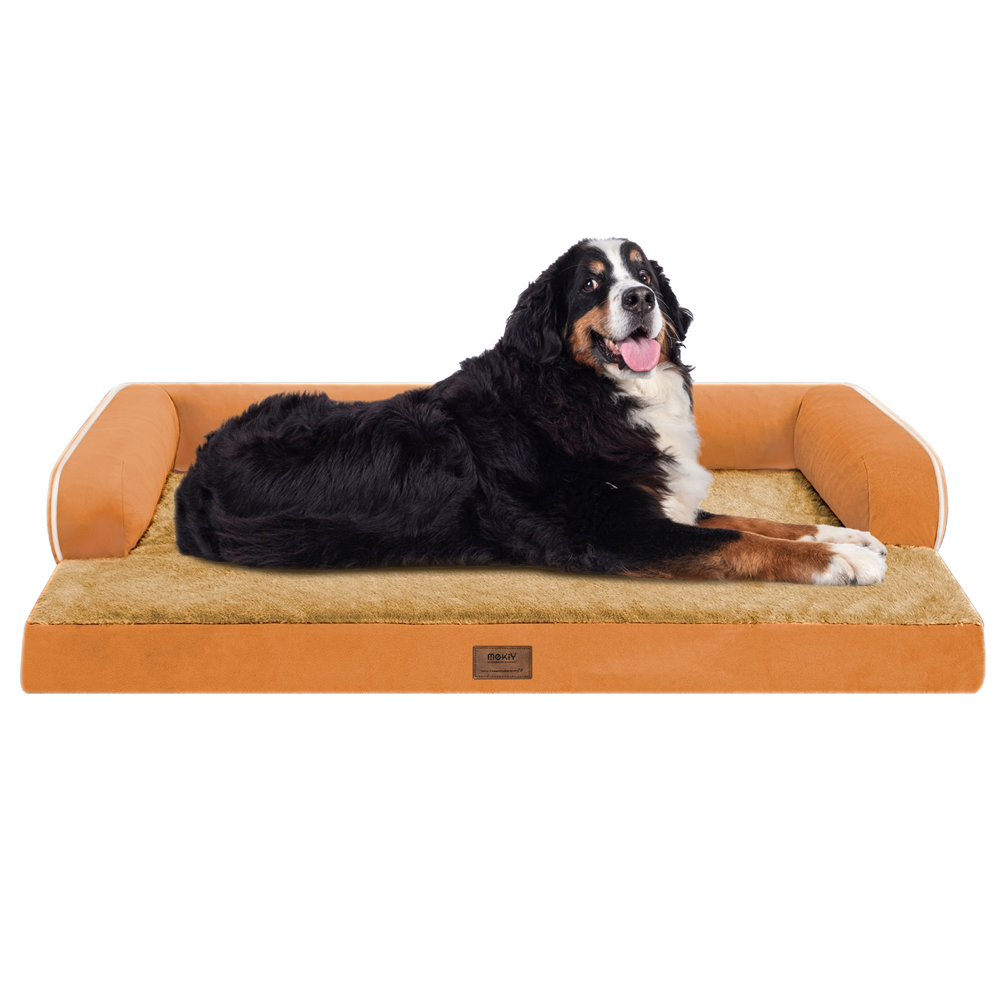 Large Dog Bed Orthopedic Washable - Beds Bolster - Medium XL XLarge Big Dogs - Memory Foam Couch Sofa - Waterproof with Removable Cover