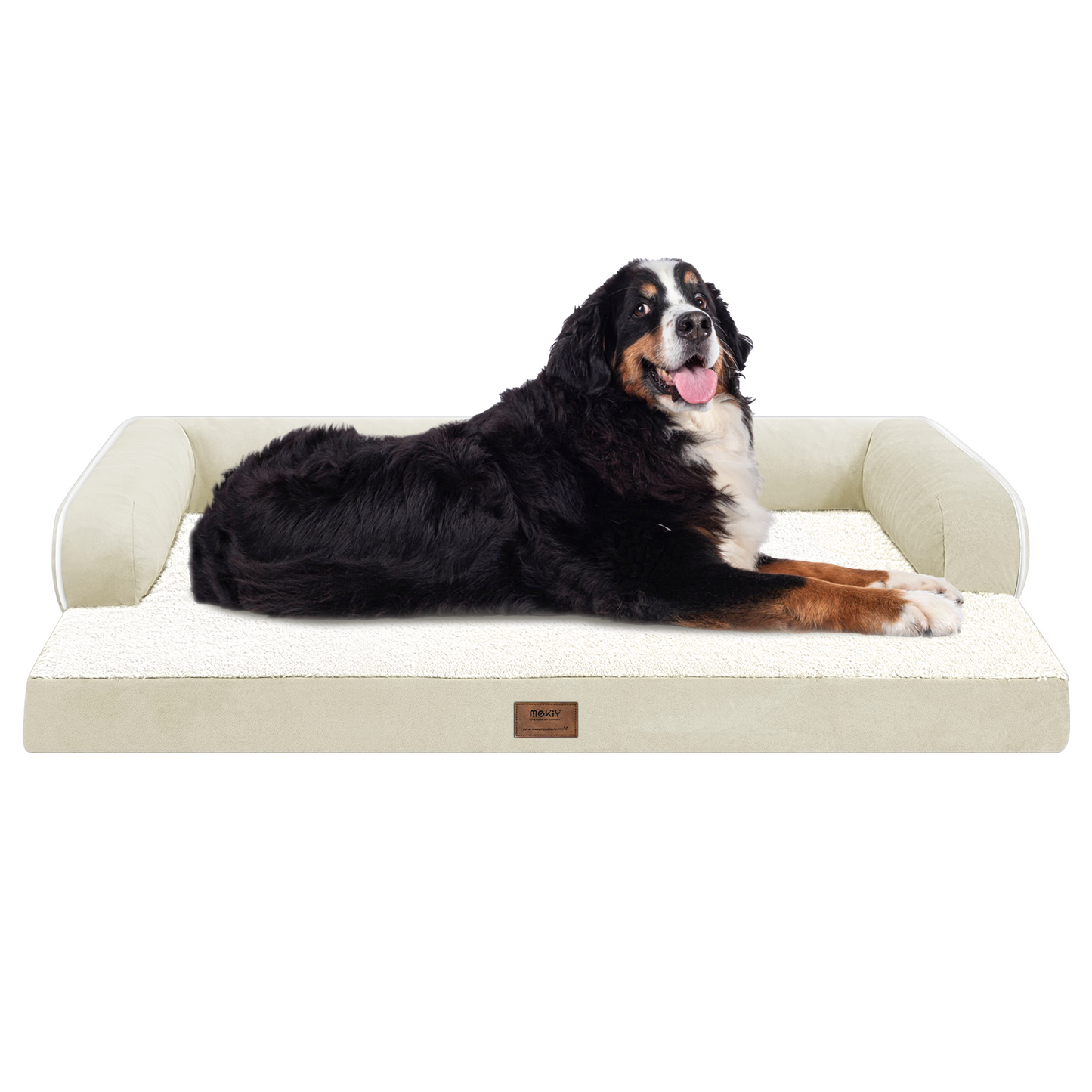 Large Dog Bed Orthopedic Washable - Beds Bolster - Medium XL XLarge Big Dogs - Memory Foam Couch Sofa - Waterproof with Removable Cover